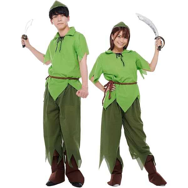 Amazon.co.jp: [ワイジェヤ] ピーターパンとウェンディ コスプレ衣装